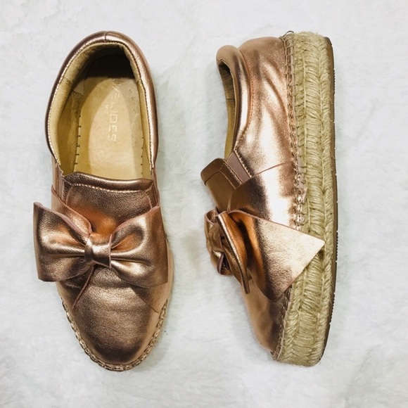 J Slides metallic bow espradille slides - Picture 5 of 6